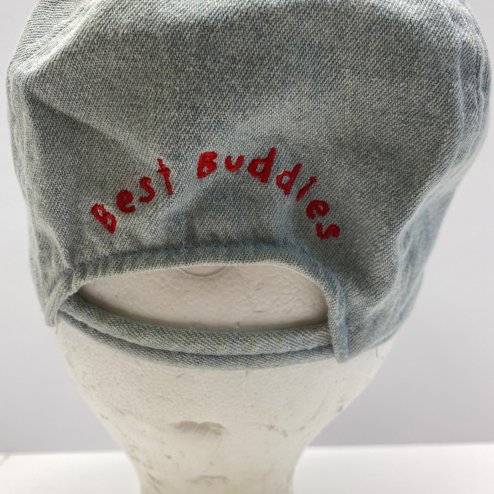 VTG Kids Winnie the Pooh Tigger Hug Denim Baseball Cap Best Buddies Embroidered - Picture 4 of 7
